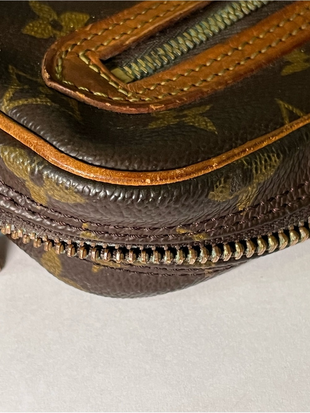 Vintage Auth Louis Vuitton Marly Dragonne GM Monogram Clutch Wristlet 1993 🇫🇷 - Picture 6 of 13